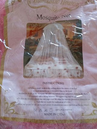 Romantica zanzariera rosa