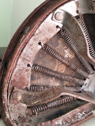 Sillín de bicicleta vintage marrón