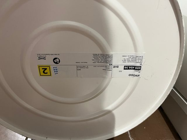 Cubo con tapa IKEA blanco 40L 