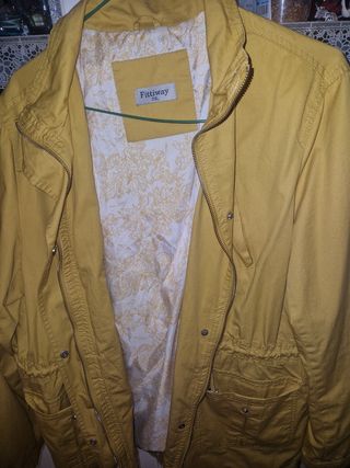 Parka Fittiway amarilla entretiempo XXL