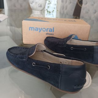 Mocasines Mayoral Piel Marino Niño Talla 30