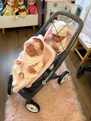 Carro gemelar Bebe Confort +1muñeca Antonio Juan