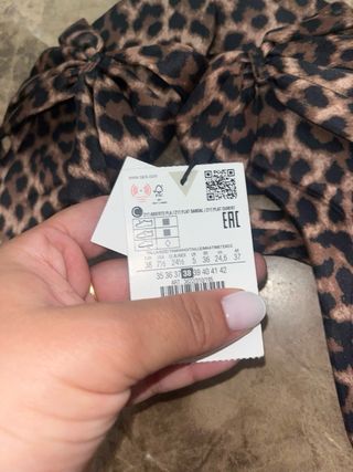 Sandalias Zara Leopardo Talla 38