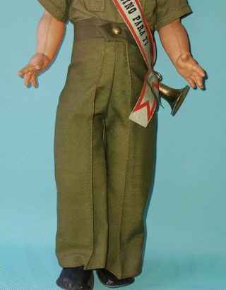 Antigua Muñeca Militar Española Taamaño Grande