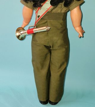 Antigua Muñeca Militar Española Taamaño Grande