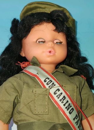 Antigua Muñeca Militar Española Taamaño Grande