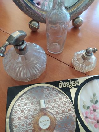 Antiguo set de tocador vintage