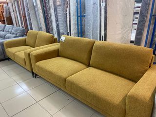 Conjunto Sofás 3+2 Mostaza Diseño