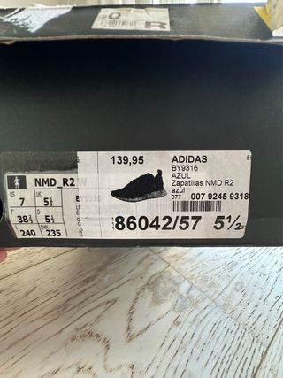 Bambas Adidas NMD R2 Azul Marino