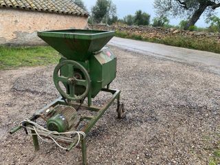 Máquina peladora de almendras