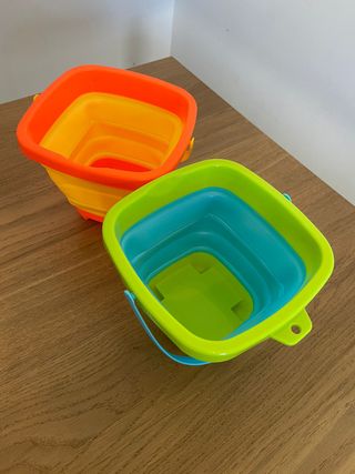 Cubo Plegable arena parque niños