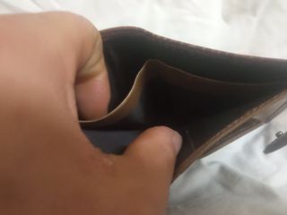 Cartera monedero grabado Cocodrilo cuero piel