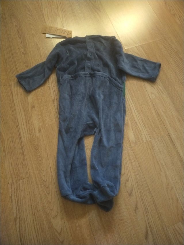 Pijama infantil dragón azul