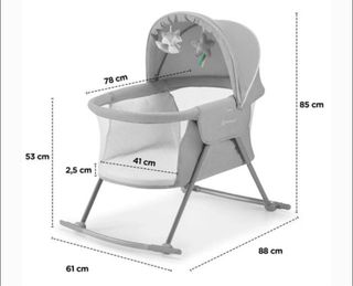 2 Cunas de Viaje Kinderkraft LOVI moisés de viaje