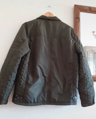 Cazadora acolchada de chico verde muy oscuro 