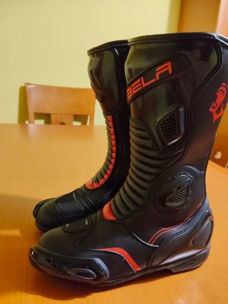 Botas Moto Bela Mujer Talla 37 Negras