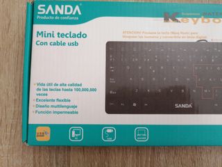 Teclado Mini SANDA SD-1580 USB