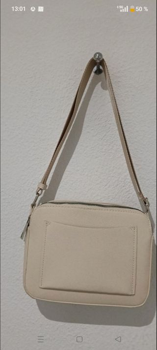 Bolso bandolera beige nuevo