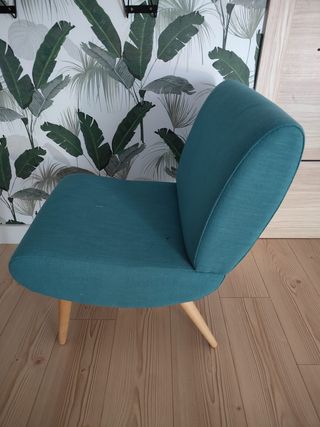 2 Sillas de Tela Verde