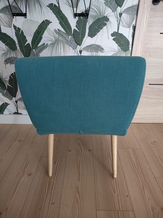 2 Sillas de Tela Verde