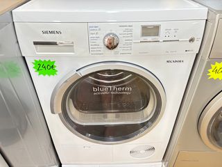 GARANTÍA. SECADORA SIEMENS 8 KILOS CONDESACION