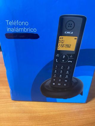 Teléfono Inalámbrico DIGI Negro