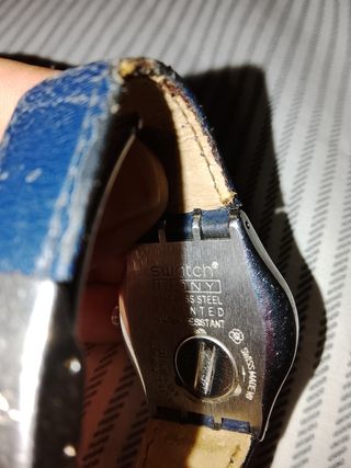 Orologio Swatch Irony blu antico