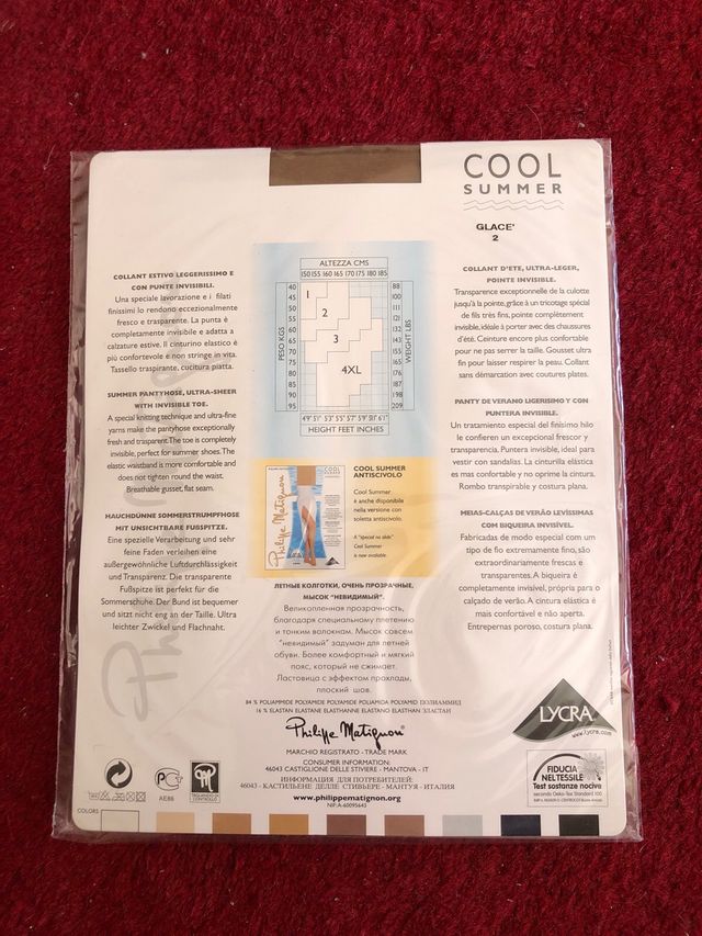 Panty Verano Mujer Philippe Matignon transparente