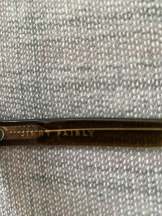 Gafas de sol Jimmy Fairly doradas