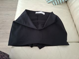 Falda pantalón Bershka negra Talla XS