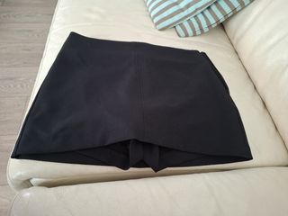 Falda pantalón Bershka negra Talla XS