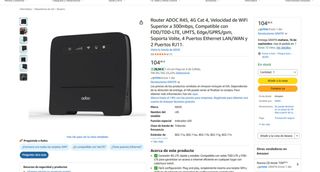 Router 4G LTE Adoc R45 con VolTe