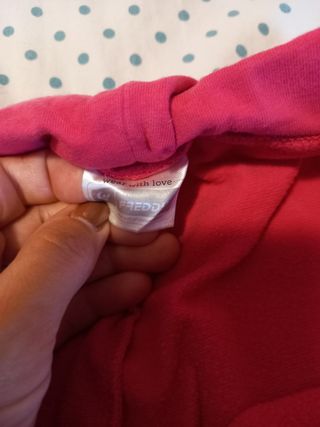 Leggings felpati rossi con logo marca Freddy