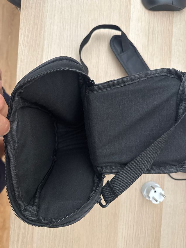 Porta fotocamera nero