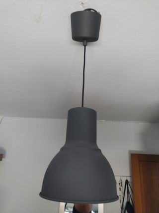 Lámpara de techo gris