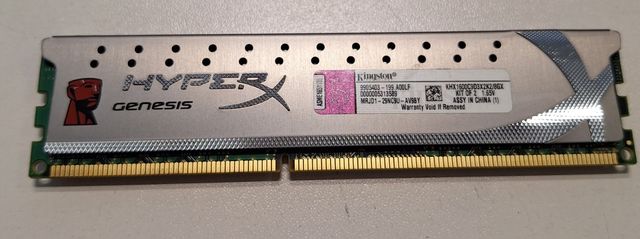 2 Módulos Memoria Kingston HyperX Genesis