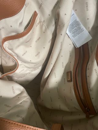 Guess Borsa Shopping Bag Cognac