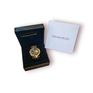 Relógio Automático Calvaneo 1583 Veledi II Gold