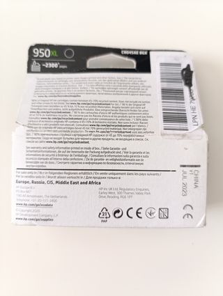 Cartucho HP 950XL Negro