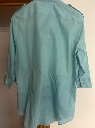 Camisa cuello mao rayas