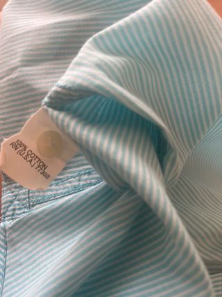 Camisa cuello mao rayas