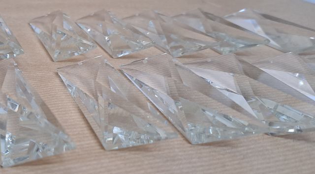 14 lagrimas prismas de cristal para lampara