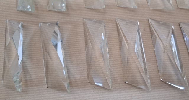 14 lagrimas prismas de cristal para lampara