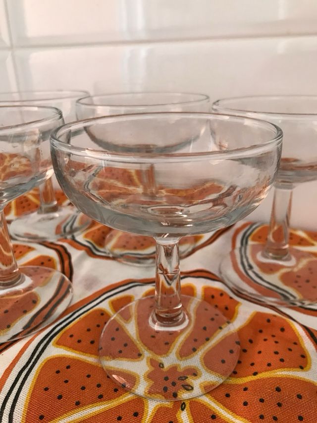 Copas de Cóctel de Cristal