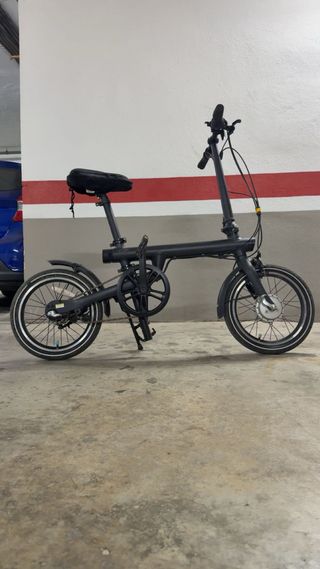 Bicicleta Eléctrica Plegable Negra