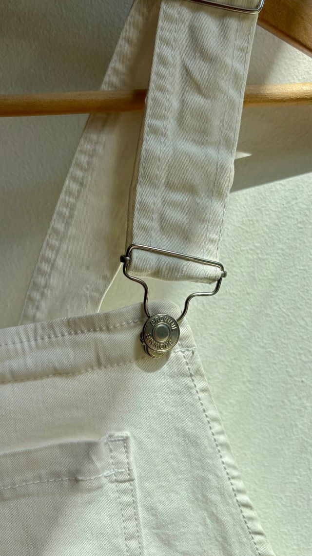 Peto vaquero corto Brownie blanco