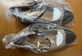 Manoletinas miMaO beige y negro