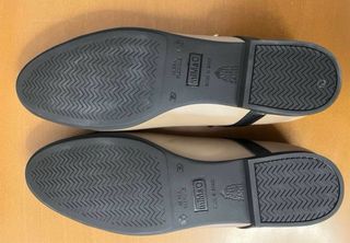 Manoletinas miMaO beige y negro