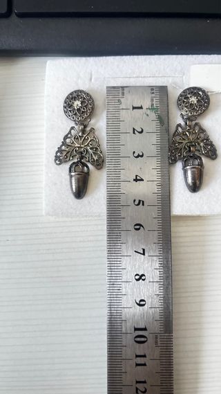 Pendientes Baturra/Fallera Plata 925
