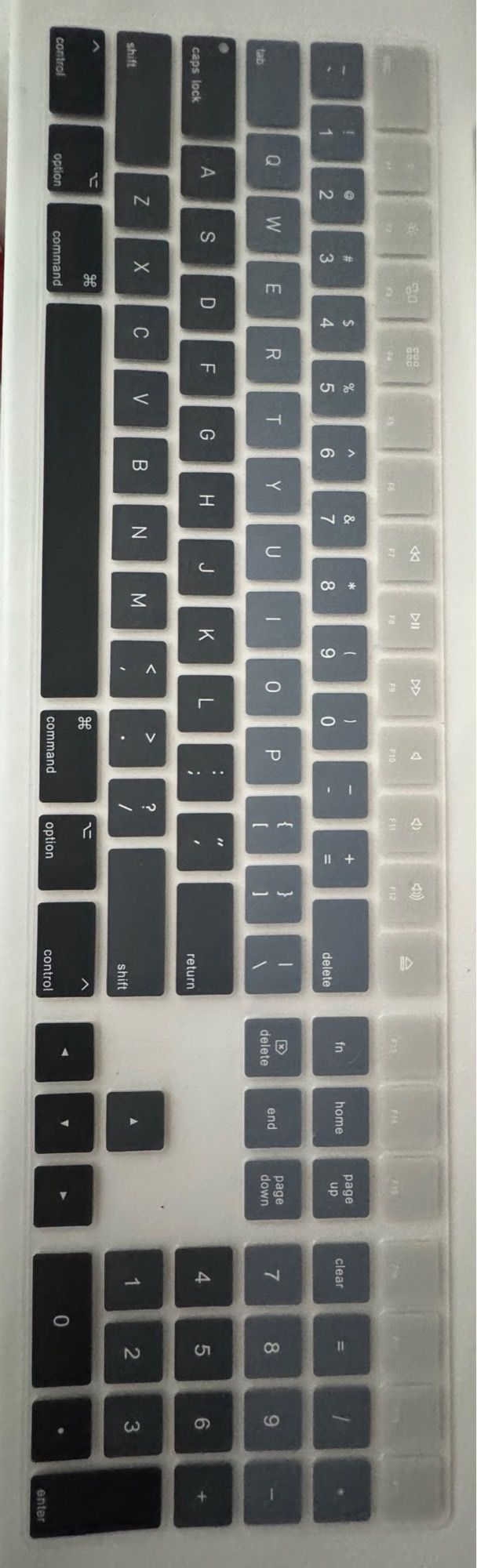 Copritastiera Silicone QWERTY USA